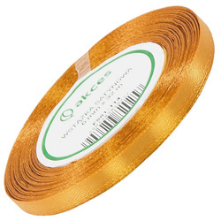 Satinband 6 mm - gelb - 32 lfm