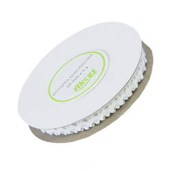 Baumwollspitze Spitze Spitzenborte Spitzenband Klöppelspitze10mm x 4.55m weiß