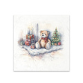 Scrapbooking-Bastelpapier-Set reisfelder - ITD - RSM138 Teddybären unter dem Weihnachtsbaum