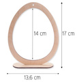 Eierständer 17cm für Ei 6, 7, 8, 9, 10 cm