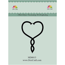 Stanzform Präge Stanzschablone Cutting Die - Dixi-Topper - MD0015 Herz