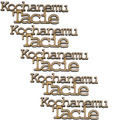 Hölzernes Ornament - Kochanemu Tacie Untertitel PL - Dekor 5 Stück