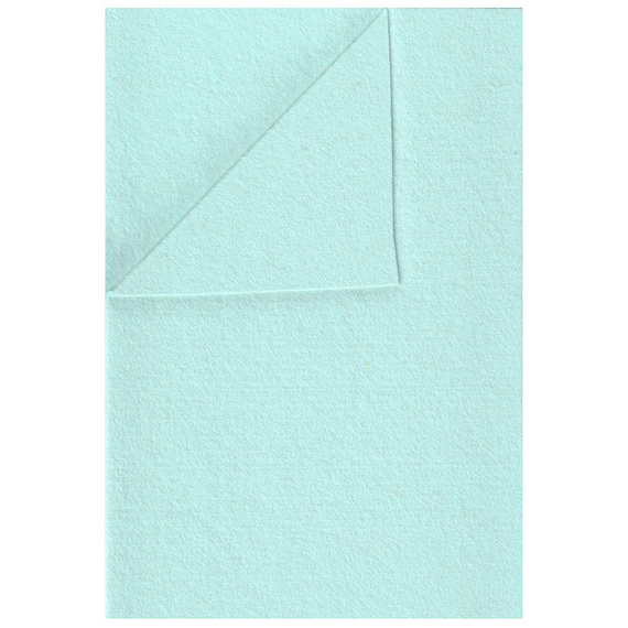 100% Wolle Filz WOLLFILZ Bastelfilz Dekofilz 20x30cm/1,5 mm/450g, Arctic Mint