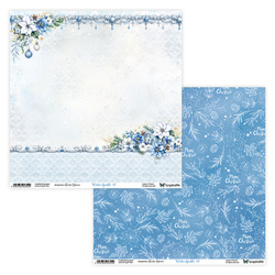 Scrapbooking Papier - ScrapAndMe - Winter Sparkle 07/08 - doppelseitig 30x30 cm
