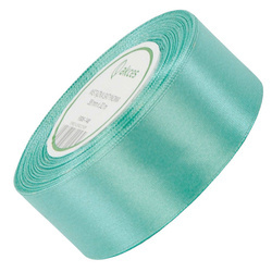 Satinband  38 mm - Türkis - 32 Meter