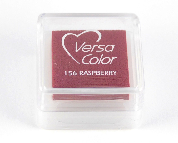 TSUKINEKO - Pigment Stempelkissen - Versa Color small 2,5 x 2,5 cm - Raspberry