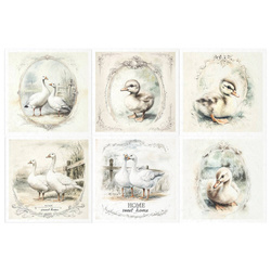 Reispapier-Set-Bastelpapier - ITD - RSM162 Gänse
