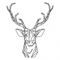 AGATERIA - Transparent Stempel Motivstempel - Deer, Hirsche