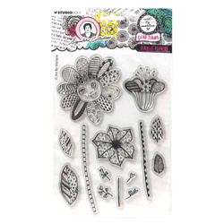 STUDIO LIGHT - Transparenter Stempel - Playful flowers