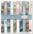 ITD COLLECTION Setz 11Stk 30x30cm Scrapbooking Papier -Capitals