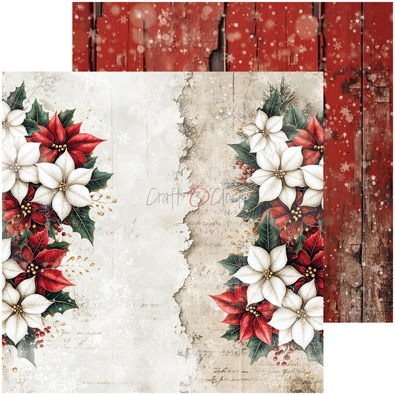 Scrapbooking Papier Set 20x20 - Craft o'clock -  Oh Christmas Night mix