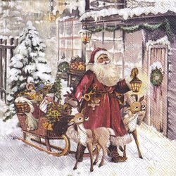 VINTAGE SERVIETTEN 1 Stück Motivservietten Decoupage Napkin 33x33cm, Engel 101