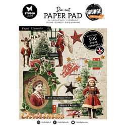 STUDIO LIGHT Scrapbooking-Papier Set A5 mit Elementen – Background paper
