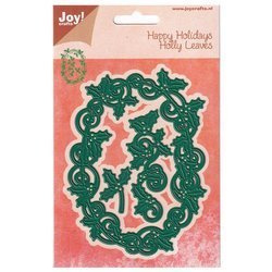 JOY!Crafts Stanzform Präge Stanzschablone Cutting Die - 6002/0576 Stechpalmenrahmen