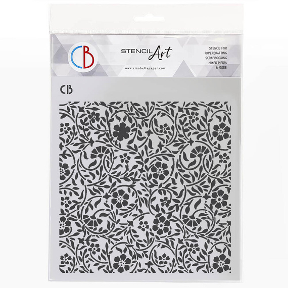 CIAO BELLA Mixed Media Schablone STENCIL 20x20cm Home Deco - Florentine Fusion