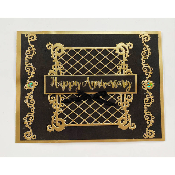 HOT OFF THE PRESS - Stanzform Präge Stanzschablone Cutting Die, Five Fantasma