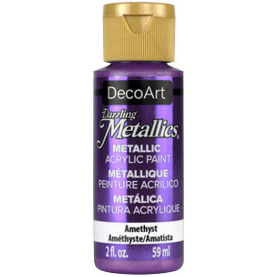 DECOART Dazzling Metallics Acrylic Paint, Acrylfarbe - Amethyst  59 ml 