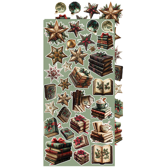 Scrapbooking Papier Set - Craft o'clock - Extras Set - Oh Christmas Night  - MIX