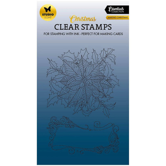 STUDIOLIGHT - Transparenter Stempel - Making Christmas, Weihnachtsstern