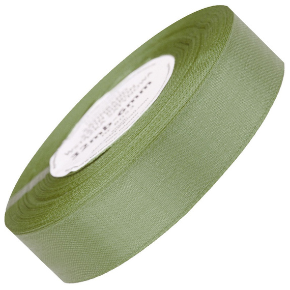 Satinband 25 mm - helles Khaki - 32 Meter