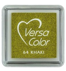 TSUKINEKO - Pigment Stempelkissen - Versa Color small 2,5 x 2,5 cm - Khaki