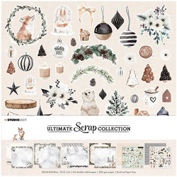 STUDIO LIGHT Setz 12Stk 30x30 doppelseitig Scrapbooking Papier - Christmas