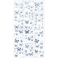 AUFKLEBER folie - Blaue Schmetterlinge