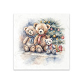 Scrapbooking-Bastelpapier-Set reisfelder - ITD - RSM138 Teddybären unter dem Weihnachtsbaum