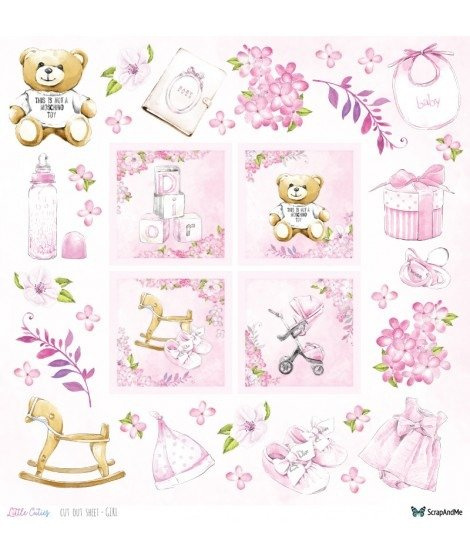 Papier 30x30 - Bellissima Rosa 01 - Craft&You