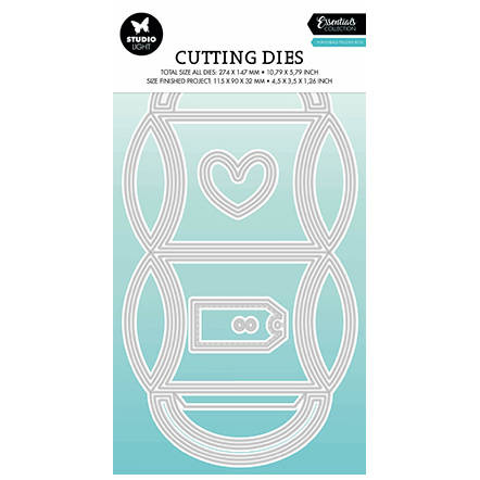 STUDIO LIGHT - Stanzform Präge Stanzschablone Cutting Die, Boxsack