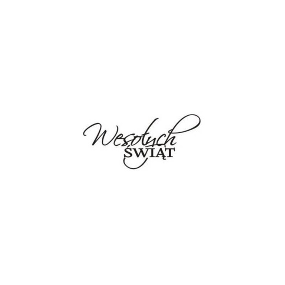 AGATERIA - Transparent Stempel Motivstempel Clear Stamp, Wesołych Świąt 6 Untertitel PL