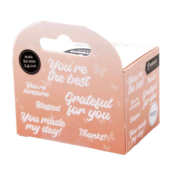 Aufkleber - Dekor Stickers - weiße Untertitel - Studio Light - Thanks!