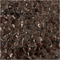 LOVEART SEQUINS für Handwerk Runde Lose metallic Pailletten 9mm/15g, braun