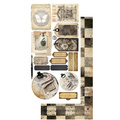 ALCHEMY OF ART Set 15x30cm Scrapbooking Papier, In silence, alte Zeiten
