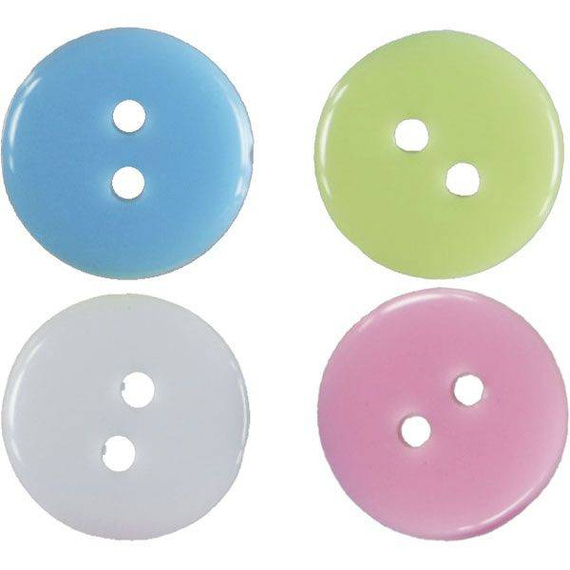 Selbstklebende Knöpfe 12mm - 66 Stück