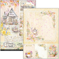 CIAO BELLA Satz 8Stk 21x30cm doppelseitigen Scrapbooking Papier - Flower Shop
