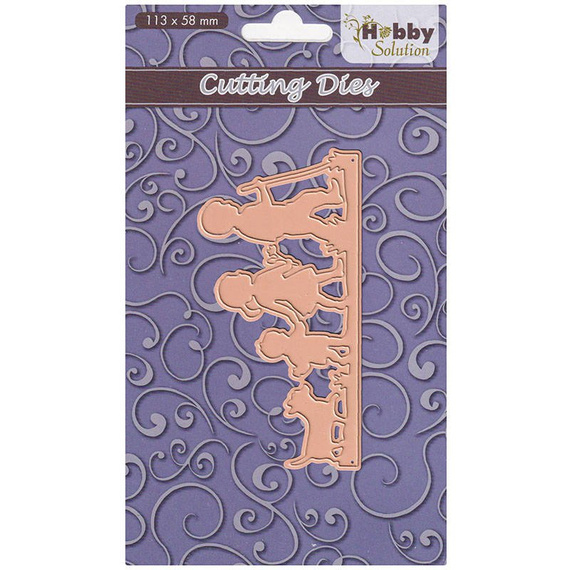 NELLIES Stanzform Präge Stanzschablone Scrapbooking Cutting Die Kinder spazieren