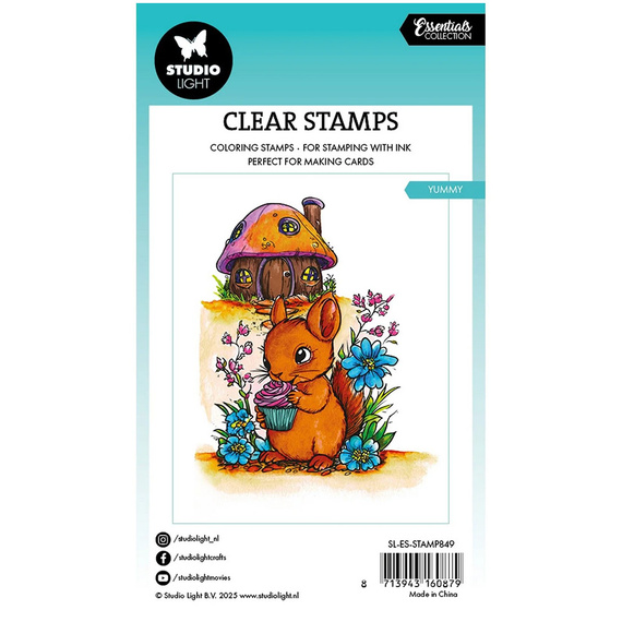 STUDIO LIGHT - Transparenter Stempel Clear Stamps - Yummy