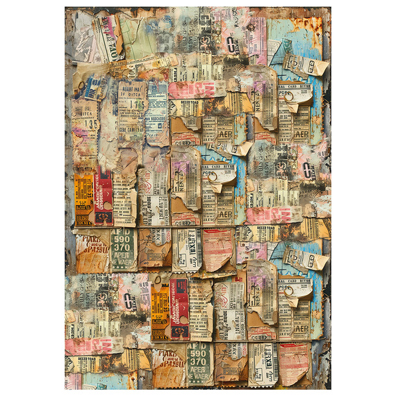 Reispapier Set Decoupage Bastelpapier A4 Ciao Bella - Journey Ahead