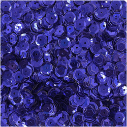 LOVEART SEQUINS für Handwerk Runde Lose metallic Pailletten 9mm/15g, dunkelblau