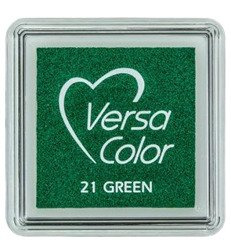 TSUKINEKO - Pigment Stempelkissen - Versa Color small 2,5 x 2,5 cm -  Green