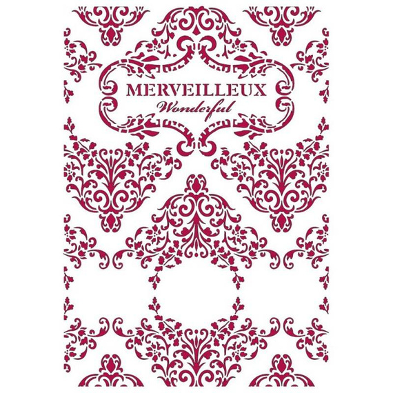 STAMPERIA Mixed Media Schablone STENCIL - Sea Dreams Textur