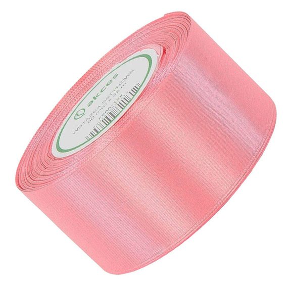 Violettes rosa Satinband 50mm - 32mb