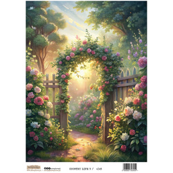 Reispapier Decoupage Bastelpapier A4 - Scraplove - Country Life 9