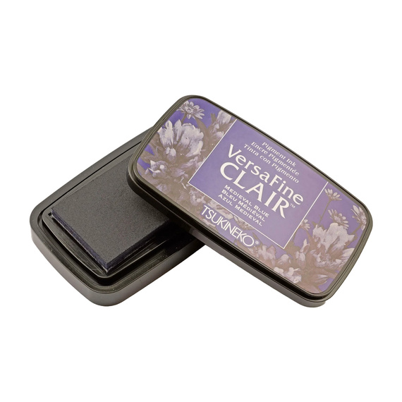 Tsukineko Versafine Clair Pigment Ink Pad - Medieval Blue 