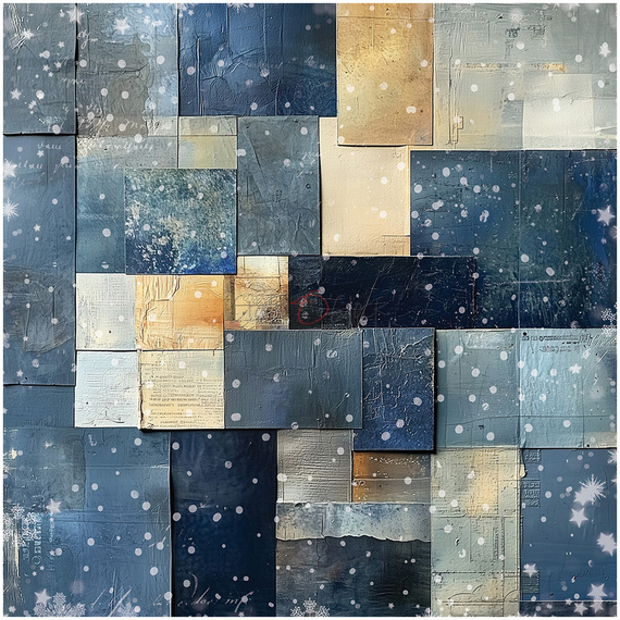 Scrapbooking Papier Set 20x20 - Craft o'clock - Jolly Season mix