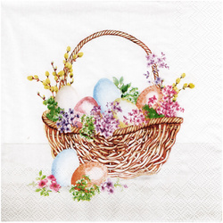 SERVIETTEN 1 Stück Motivservietten Decoupage Napkin 33x33cm, Happy Easter Days