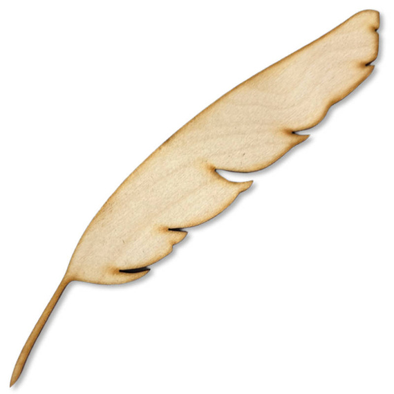 Federschmuck aus Holz Nr. 3