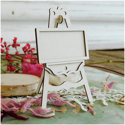 KREATYWNA PRACOWNIA Dekorpappe Die Cut Chipboard Dekoration, Kinderwagen 3D