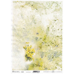 ITD Reispapier Decoupage Bastelpapier Serviettentechnik-R2204 Frühlingsblumen
